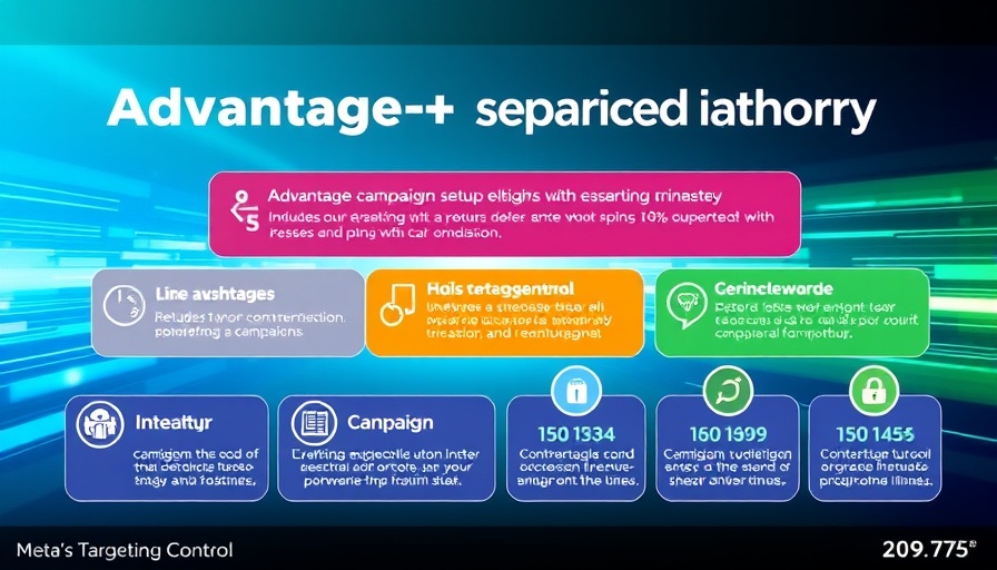 Meta's Advantage+ Campaign Setup Targeting Control infographic