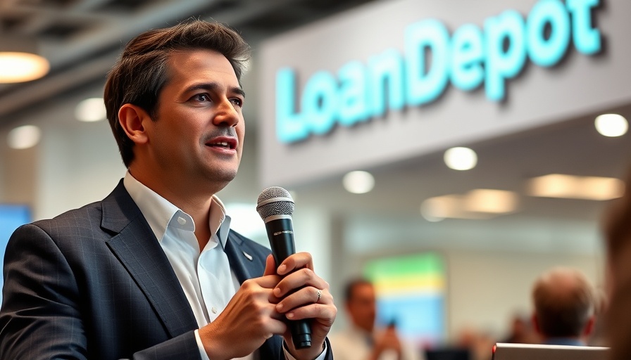 LoanDepot boosting lending and profit margins event with business professional.