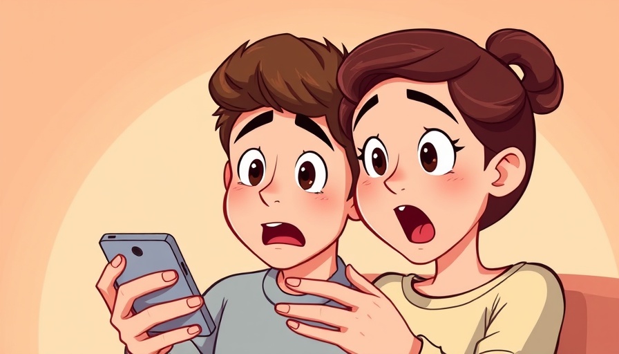 Young couple reacting to YouTube Two-Person Subscription Tier.