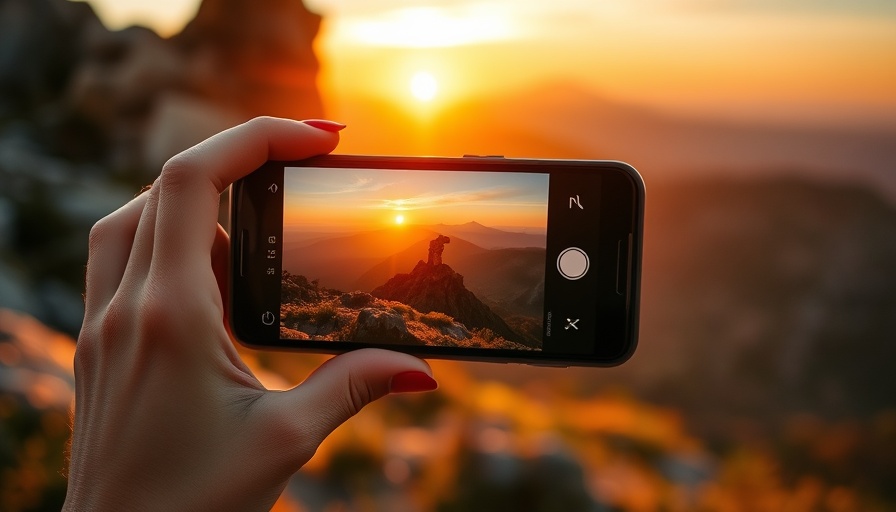 Capturing a sunset photo on smartphone; ways to get more followers on Instagram.