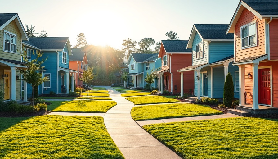 Charming suburban houses in a prime area for real estate investment in 2025.