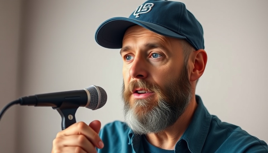 Middle-aged man in blue cap discussing Early Release Program on Facebook Marketing
