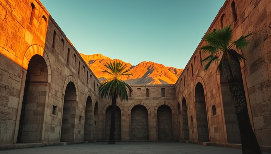 Altadena real estate investments opportunity with scenic ruins and hills.
