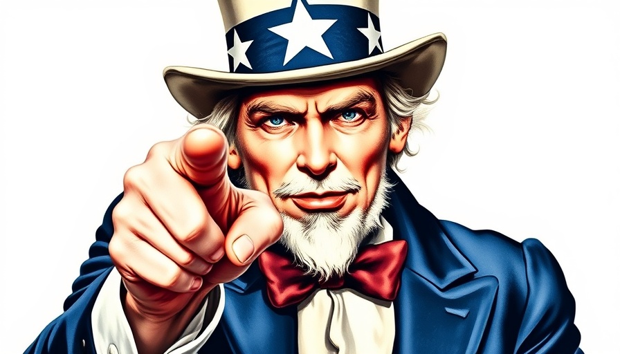 Uncle Sam Navy recruitment poster emphasizes enlistment.