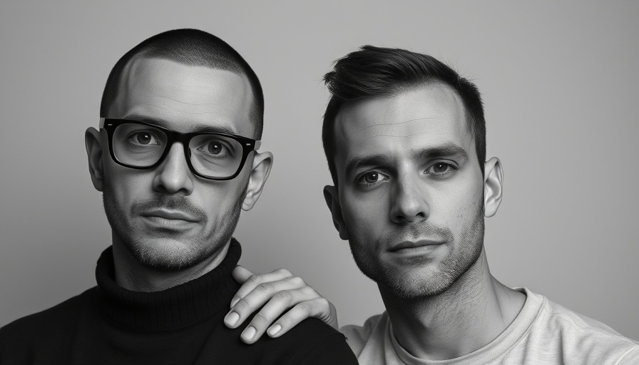OpenAI Jony Ive acquisition details in a monochrome portrait of two men