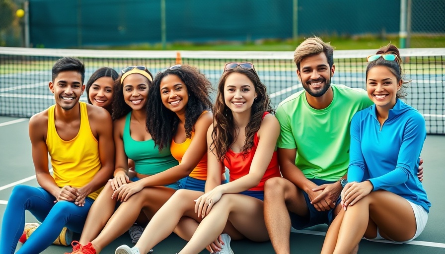 Influencers on tennis court at ASOS Nike Collection event.