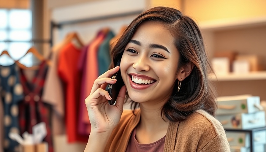 Headless Commerce for Small Business: Woman managing boutique