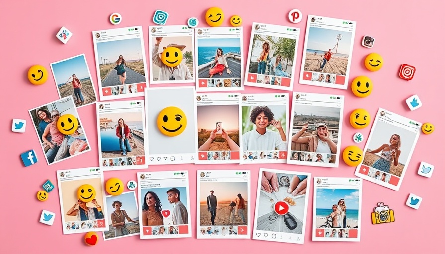 Digital depiction of Instagram marketing in 2025 with vibrant visuals.