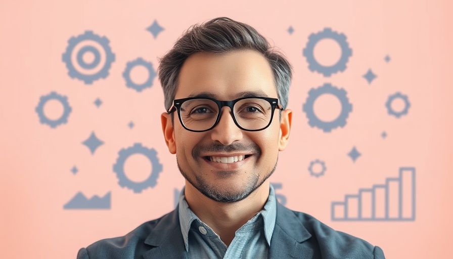 Smiling person promoting DAIVID AI-Powered Ad Analytics API.