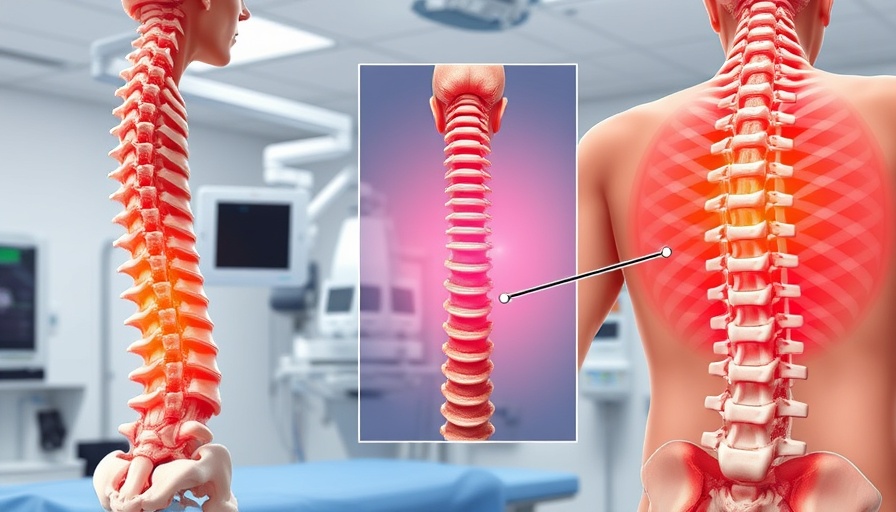 Detailed spinal compression fracture treatment illustration.
