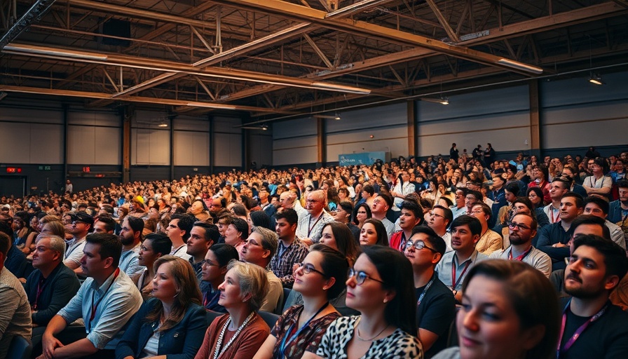 TechCrunch All Stage Boston 2025 conference with diverse audience
