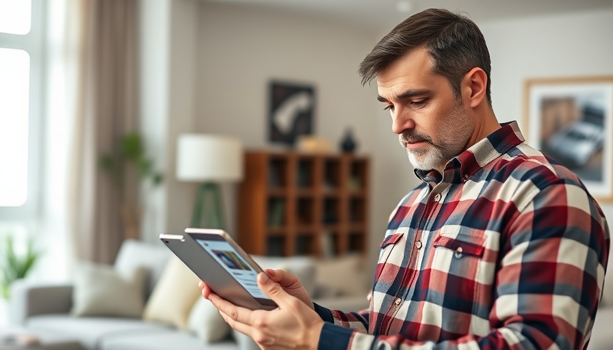 Engaged man viewing LinkedIn in well-lit room, LinkedIn statistics for 2025.