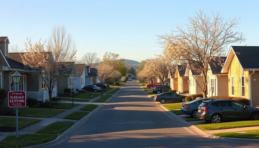 Charming suburban neighborhood illustrating high tenant retention rates.