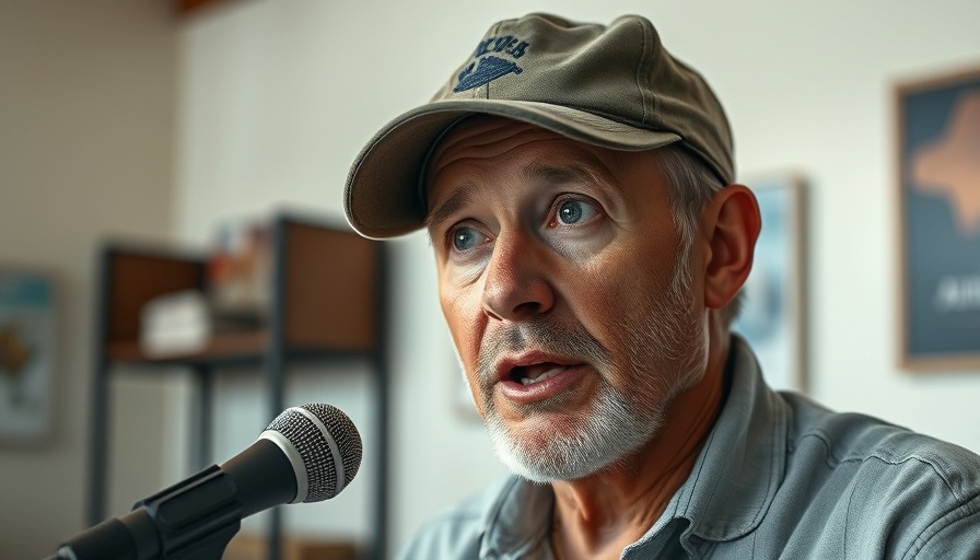 Middle-aged man in cap discussing Meta advertising targeting myth.