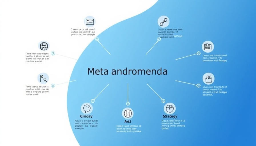 Meta Andromeda advertising strategy infographic