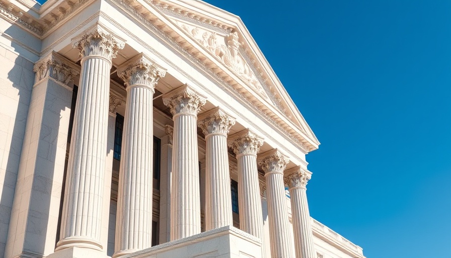 Federal Reserve building exterior with architectural columns.
