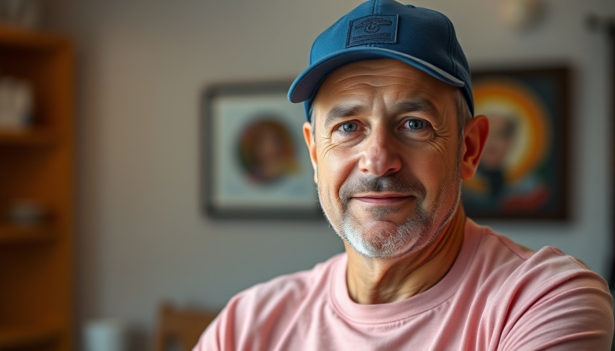 Middle-aged man showcasing Meta Reword Identified Phrases Feature.