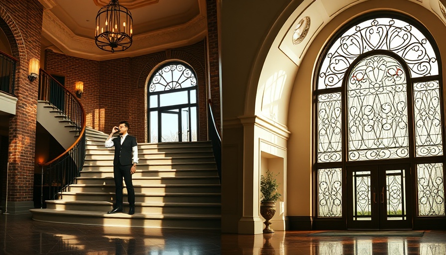 Instagram real estate sales: luxurious home features in a split-screen collage.