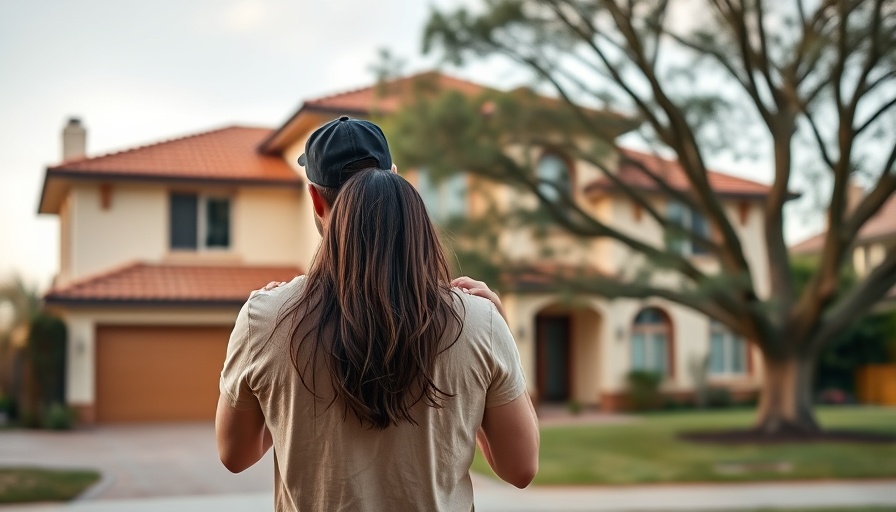 Young couple viewing a house, related to homebuyers mortgage rates.