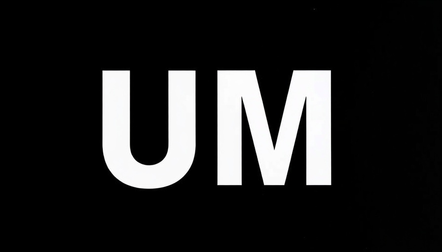 Bold white 'UM' logo on black background for musicians.
