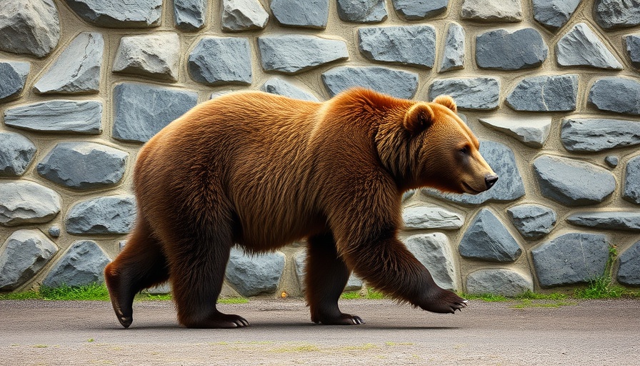 Brown bear at Holtsville center highlights closure concerns.