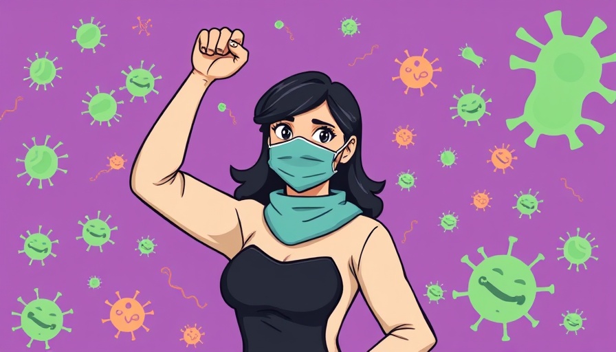 Illustration of immune strength against germs, related to Type 2 Inflammation and Nasal Polyps