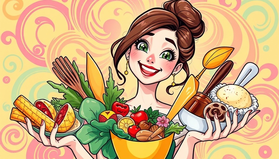 Erika Henningsen's imaginative culinary preferences in vibrant illustration.