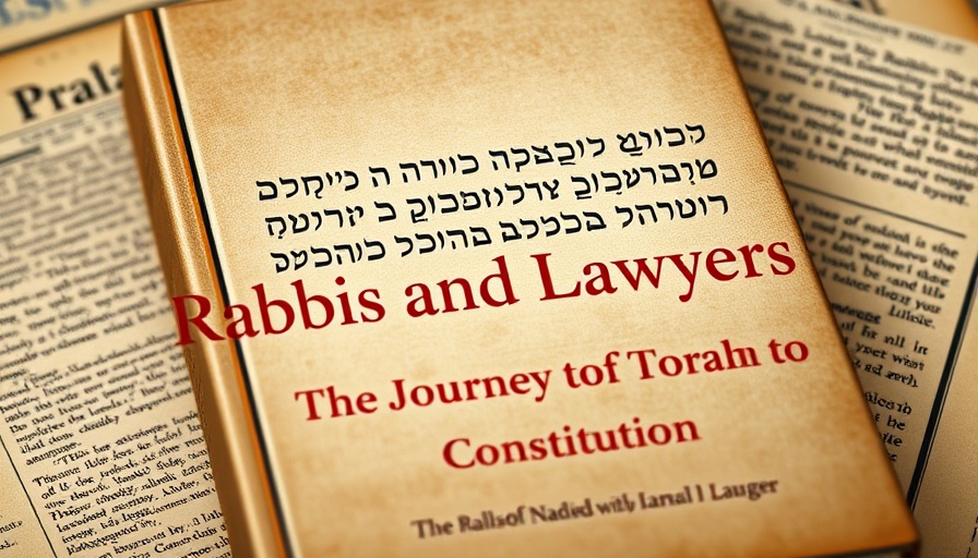 Book cover 'Rabbis and Lawyers' for Jewish American Heritage Month.