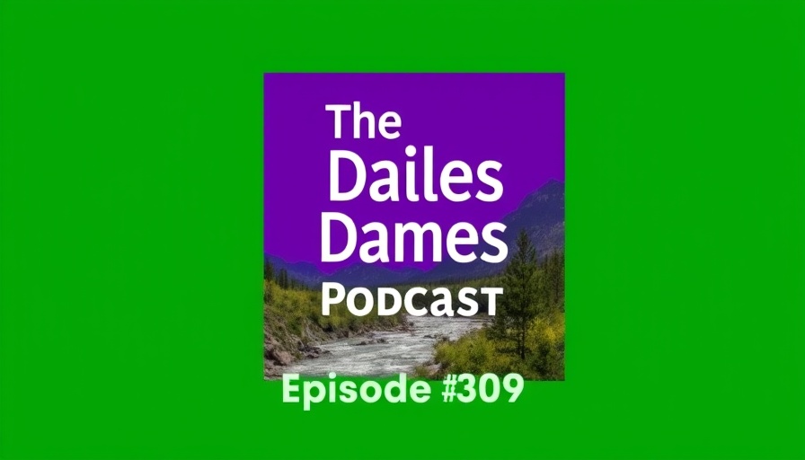 Podcast cover featuring outdoor songwriters theme and nature scene.