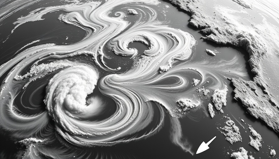 Satellite view illustrating coastal winds and their impact on the high desert climate.