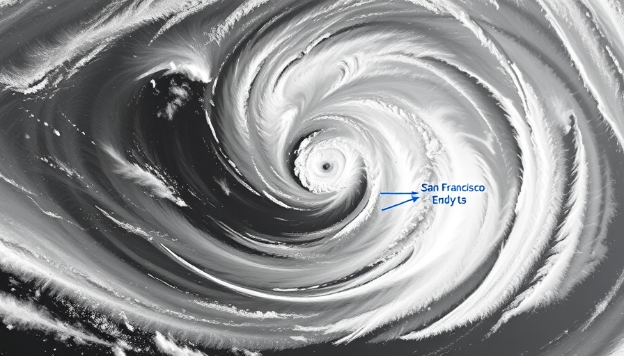 Anomalous eddy near San Francisco and Golden Gate in satellite view.
