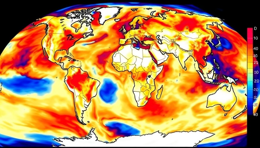 Weather map illustrating coastal coolness vs inland heat in California.