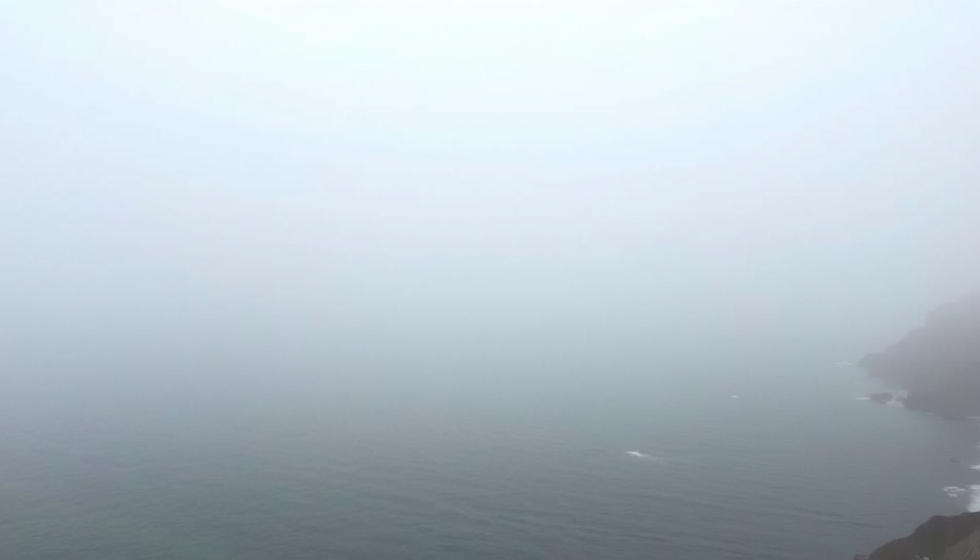 Foggy Anita Rock coastline, sensor accuracy question.