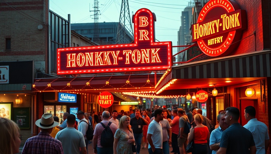 Lucinda Williams Honky-Tonk Bar NYC bustling street scene
