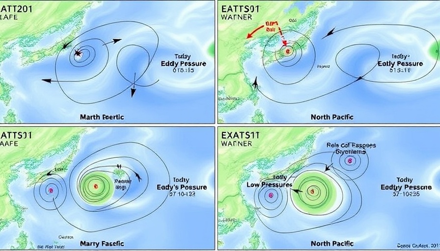 North Pacific High weather patterns and eddy dynamics.