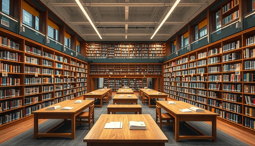 Touro Libraries LibGuides welcome back display with bookshelves.