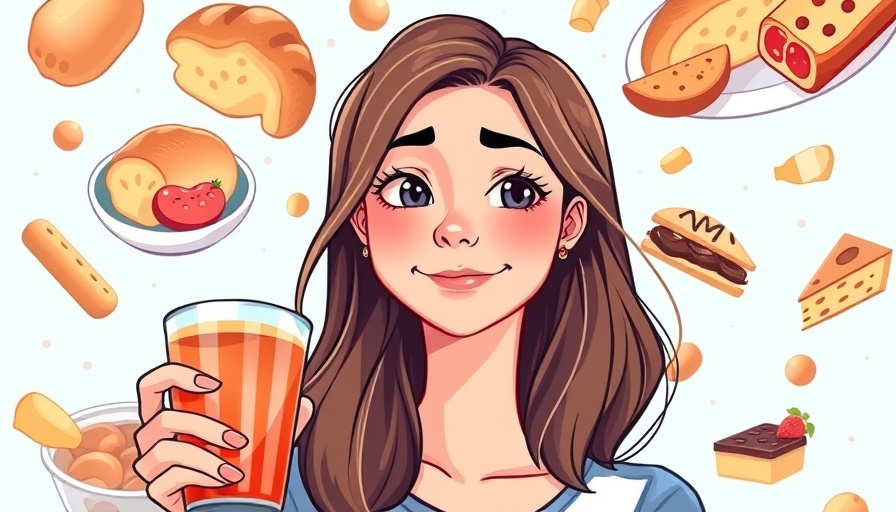 Vibrant illustration featuring Toad in the Hole and diverse foods.