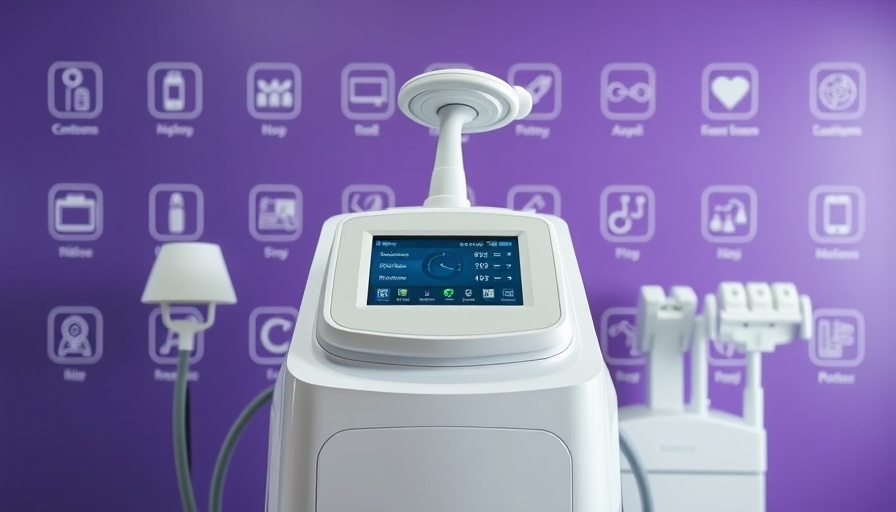 Advanced medical spa equipment with modern design elements.
