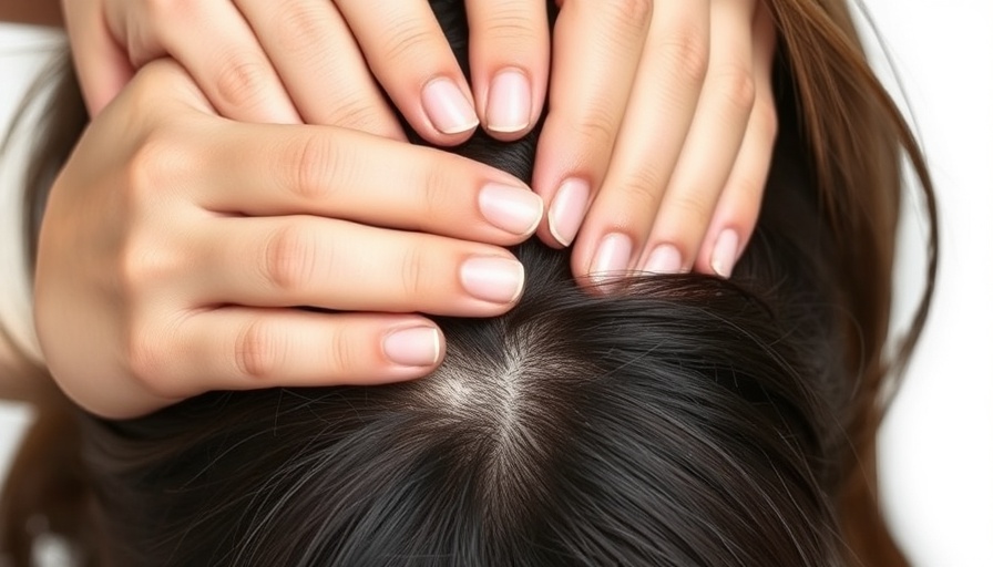 Elevai Labs hair care focusing on scalp health.