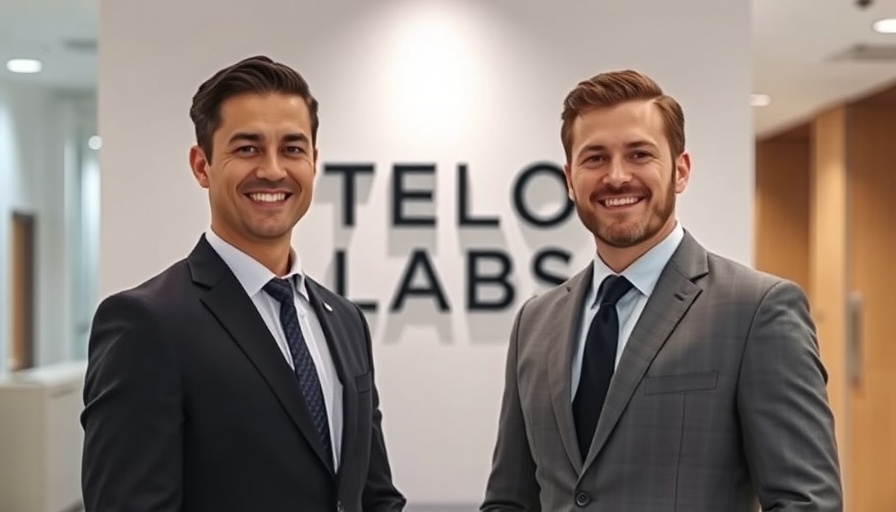 Professional men at Telo Labs emphasize skin longevity research.