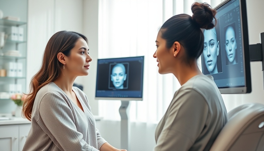 Medspa training session with women focused on facial imaging.
