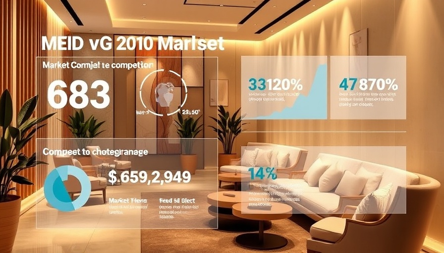 Competitive strategies display in a modern med spa, differentiate a med spa