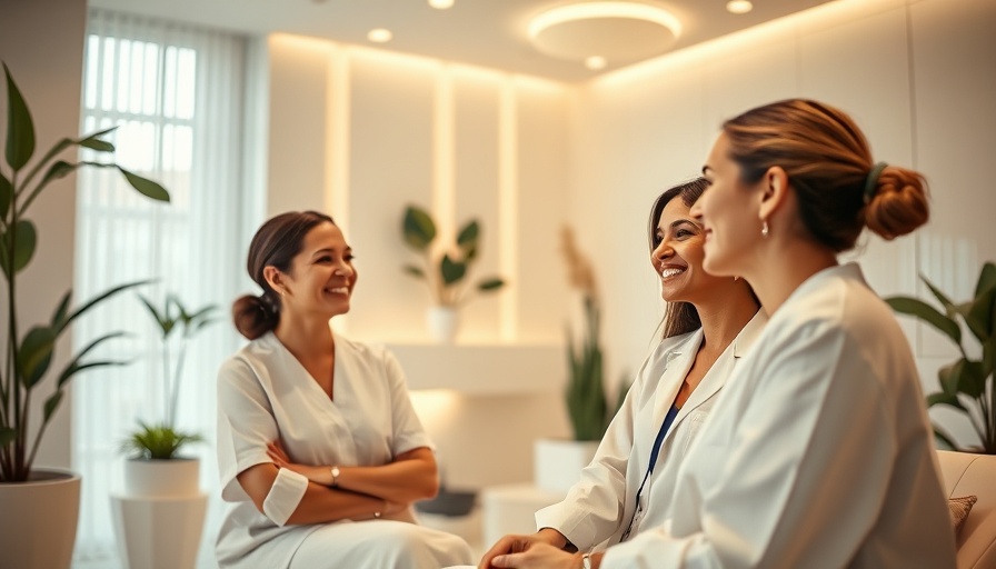 Luxurious med spa ambiance enhances client satisfaction.