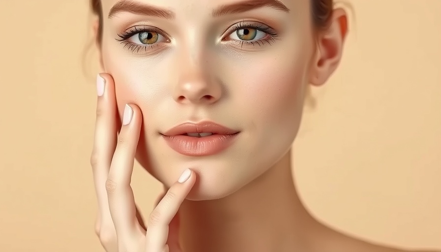 Undetectable Aesthetic Treatments on woman with clear skin.