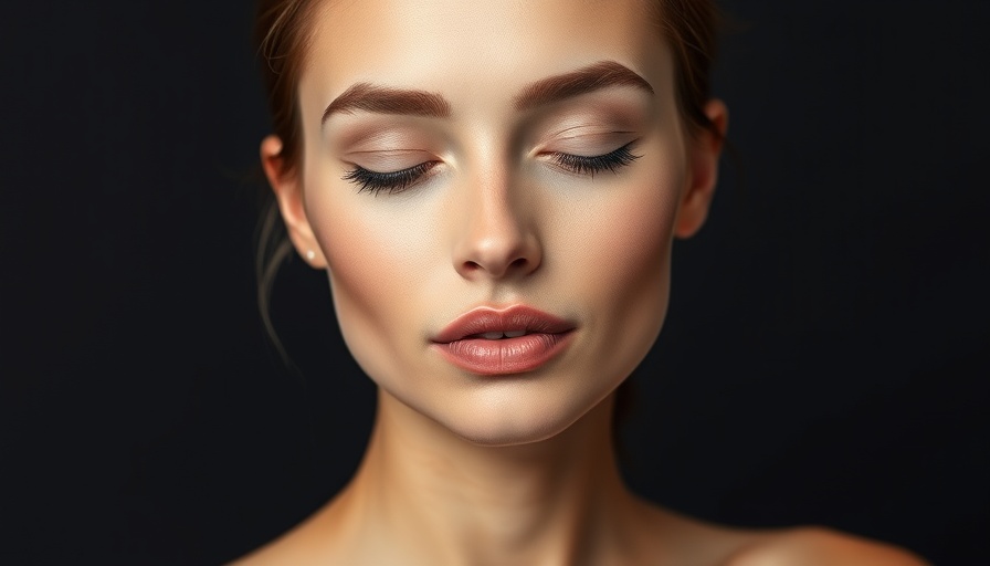 Radiant skin care with digital effects highlighting hormone and stem cell therapies.
