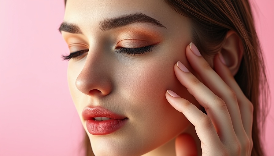 AI in Medspa Laser Therapy: woman with digital facial grid