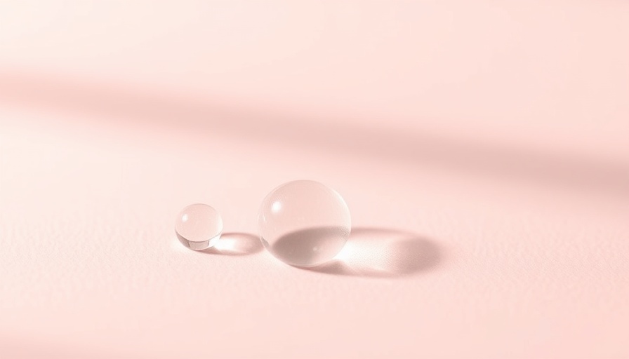 Serum droplets for organic alternative to Botox on pink background.