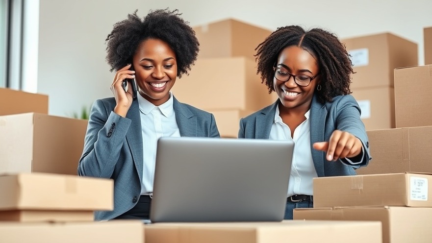 Two young African women discussing small business loans in a bright office.