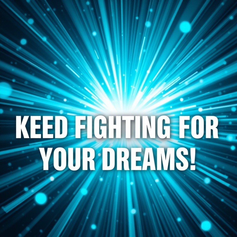 Gabby Douglas quotes: motivational graphic with light rays.