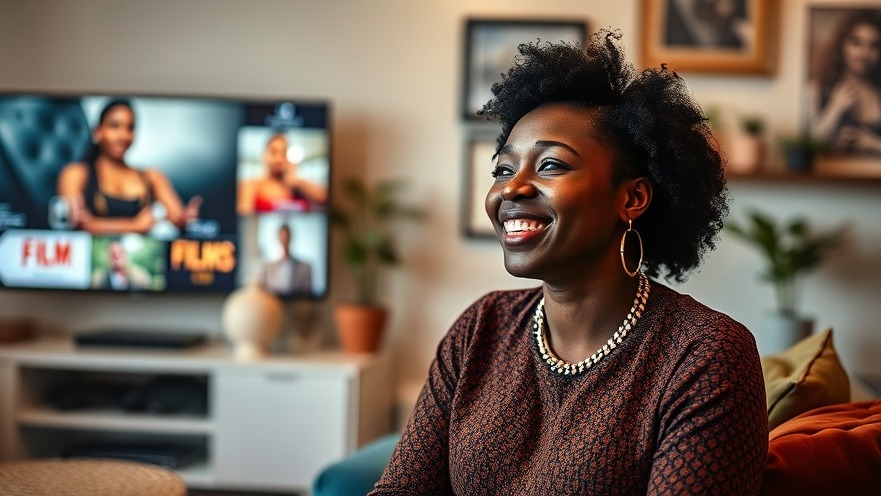 Smiling African woman filmmaker Bolaji Kekere-Ekun in a cozy room, inspired by her work.